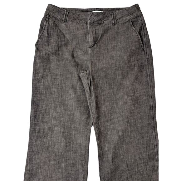 Coldwater Creek Womens Straight Flair Leg GrayJeans Sz 14 Dark Wash Classic Fit - Picture 5 of 7